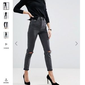 ASOS Farleigh high waist slim mom jeans